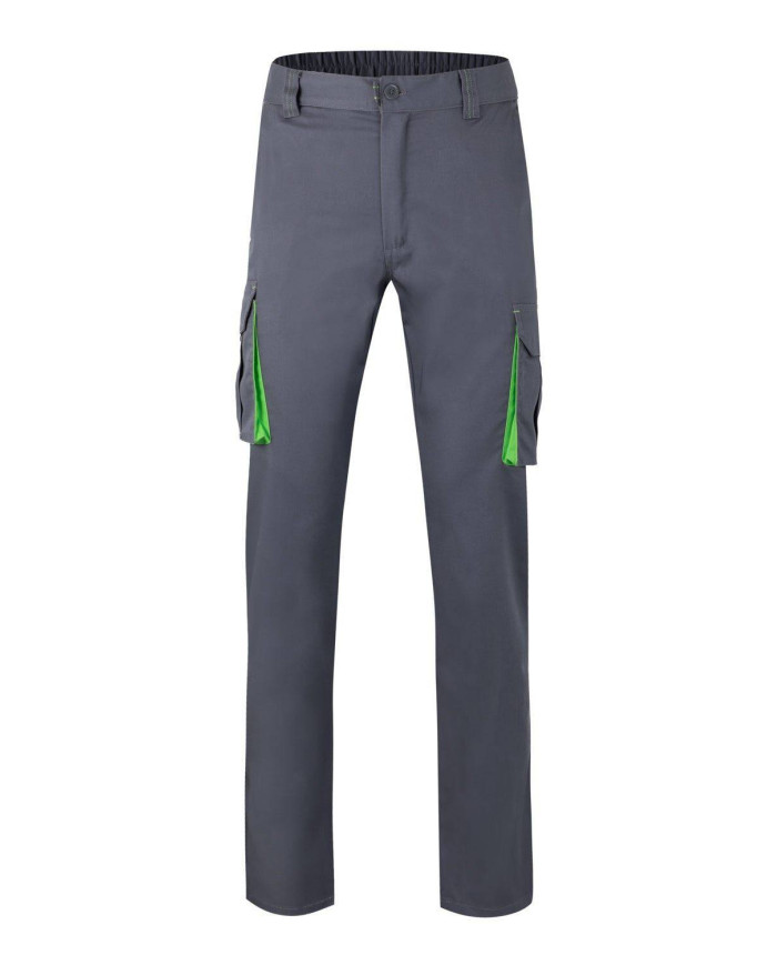 Pantalón stretch bicolor multibolsillos VELILLA