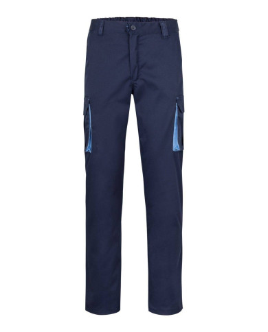 Pantalón stretch bicolor multibolsillos VELILLA