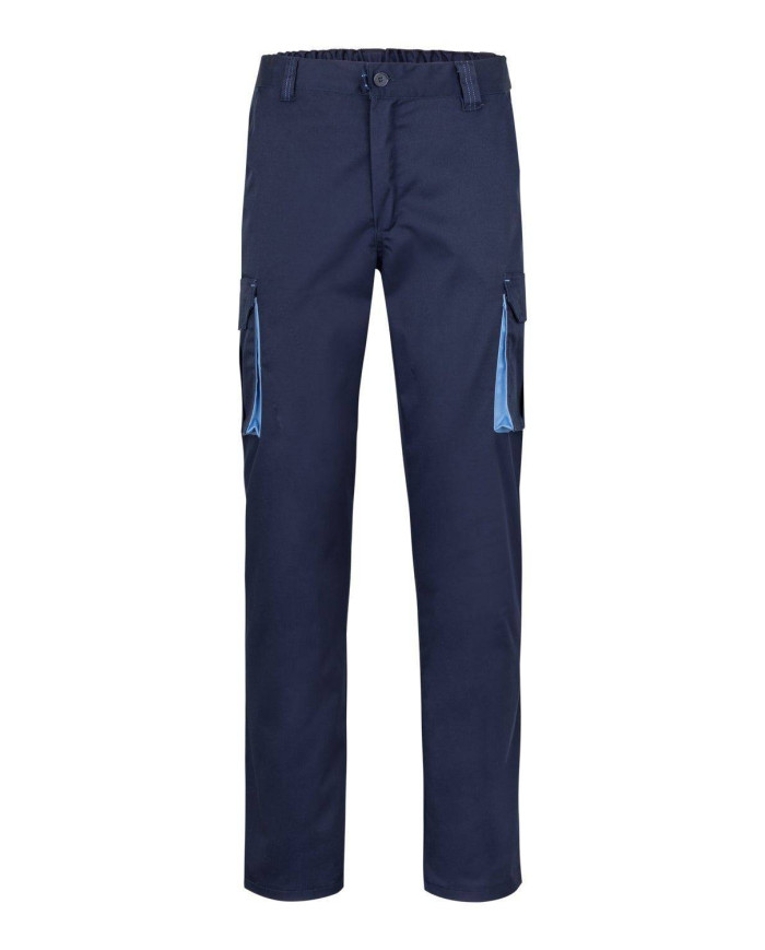 Pantalón stretch bicolor multibolsillos VELILLA
