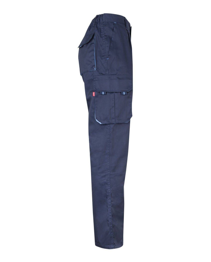Pantalón stretch bicolor multibolsillos VELILLA