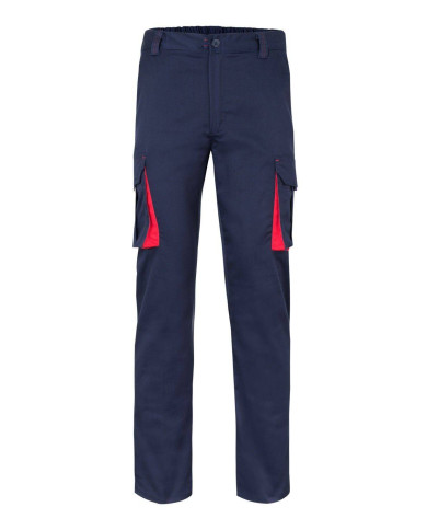 Pantalón stretch bicolor multibolsillos VELILLA
