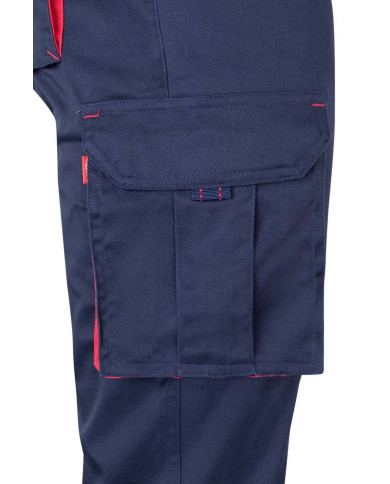 Pantalón stretch bicolor multibolsillos VELILLA