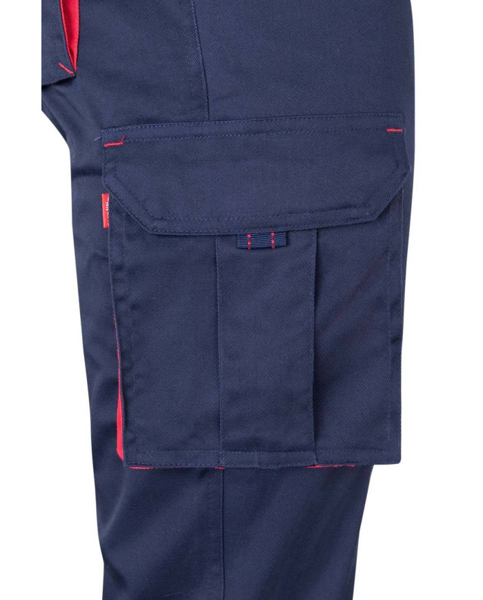 Pantalón stretch bicolor multibolsillos VELILLA