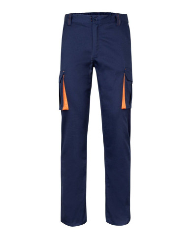 Pantalón stretch bicolor multibolsillos VELILLA