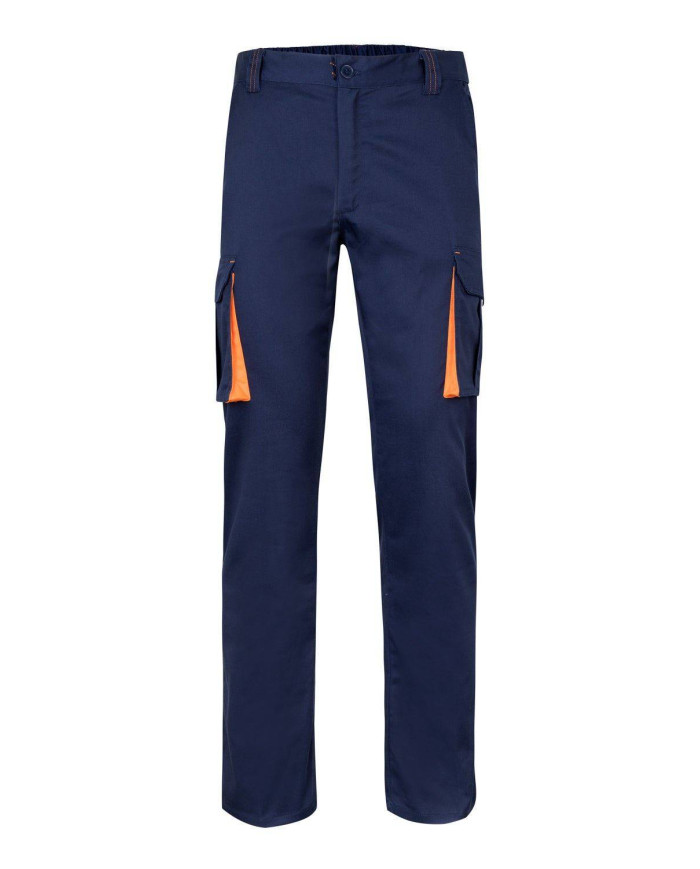 Pantalón stretch bicolor multibolsillos VELILLA