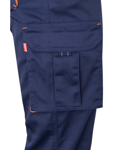 Pantalón stretch bicolor multibolsillos VELILLA