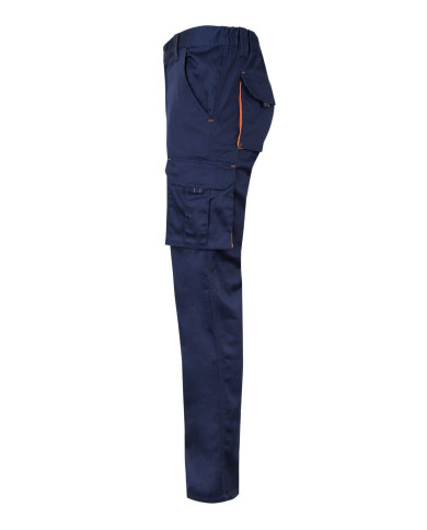 Pantalón stretch bicolor multibolsillos VELILLA
