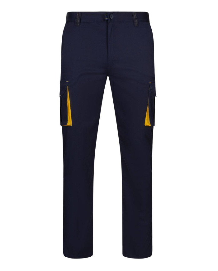 Pantalón stretch bicolor multibolsillos VELILLA