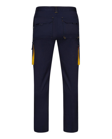 Pantalón stretch bicolor multibolsillos VELILLA