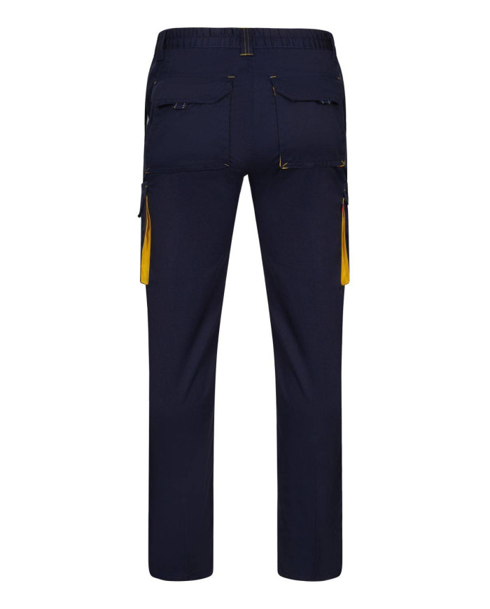 Pantalón stretch bicolor multibolsillos VELILLA