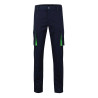 Pantalón stretch bicolor multibolsillos VELILLA