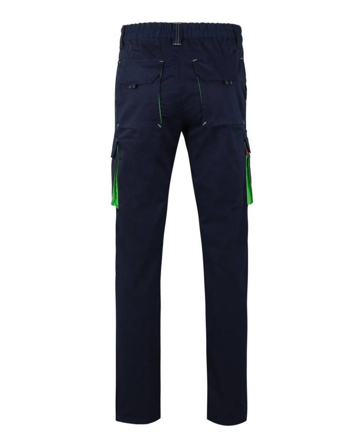 Pantalón stretch bicolor multibolsillos VELILLA