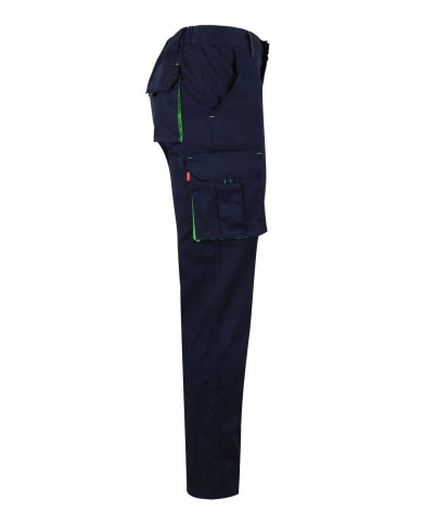 Pantalón stretch bicolor multibolsillos VELILLA