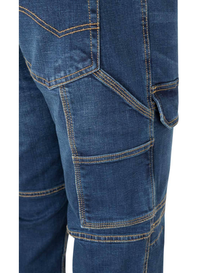 Pantalón denim stretch multibolsillos VELILLA