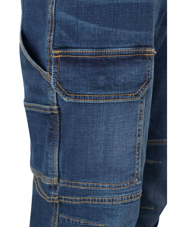 Pantalón denim stretch multibolsillos VELILLA