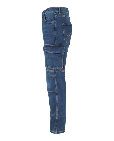 Pantalón denim stretch multibolsillos VELILLA