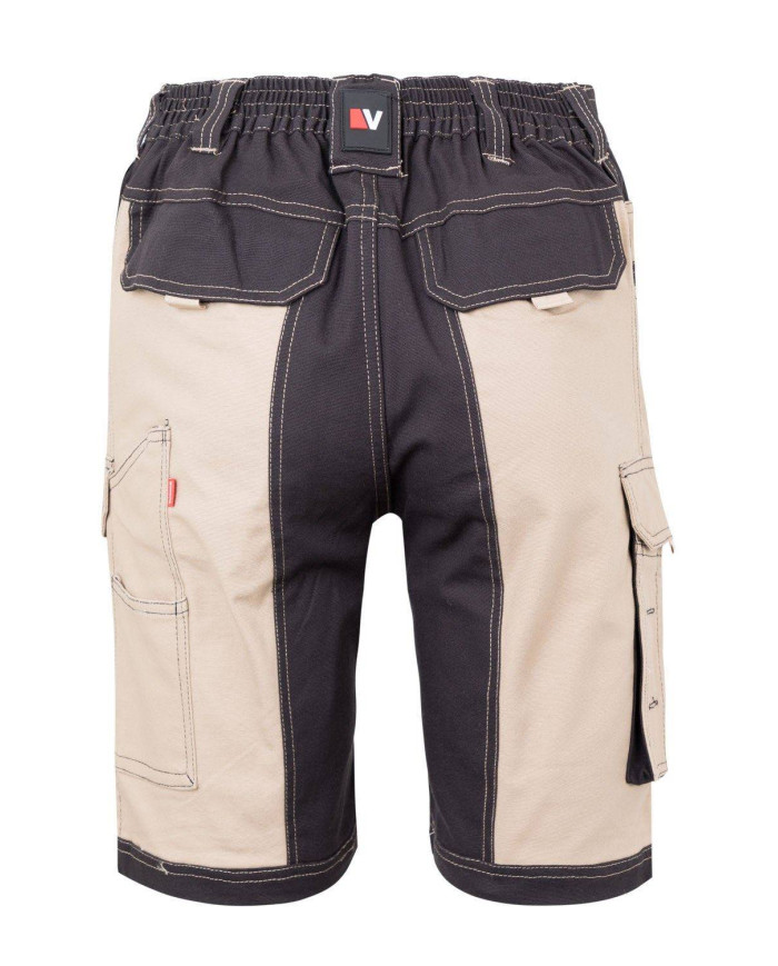Bermudas canvas stretch bicolor con bolsillos flotantes VELILLA