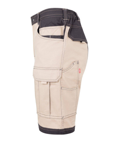 Bermudas canvas stretch bicolor con bolsillos flotantes VELILLA