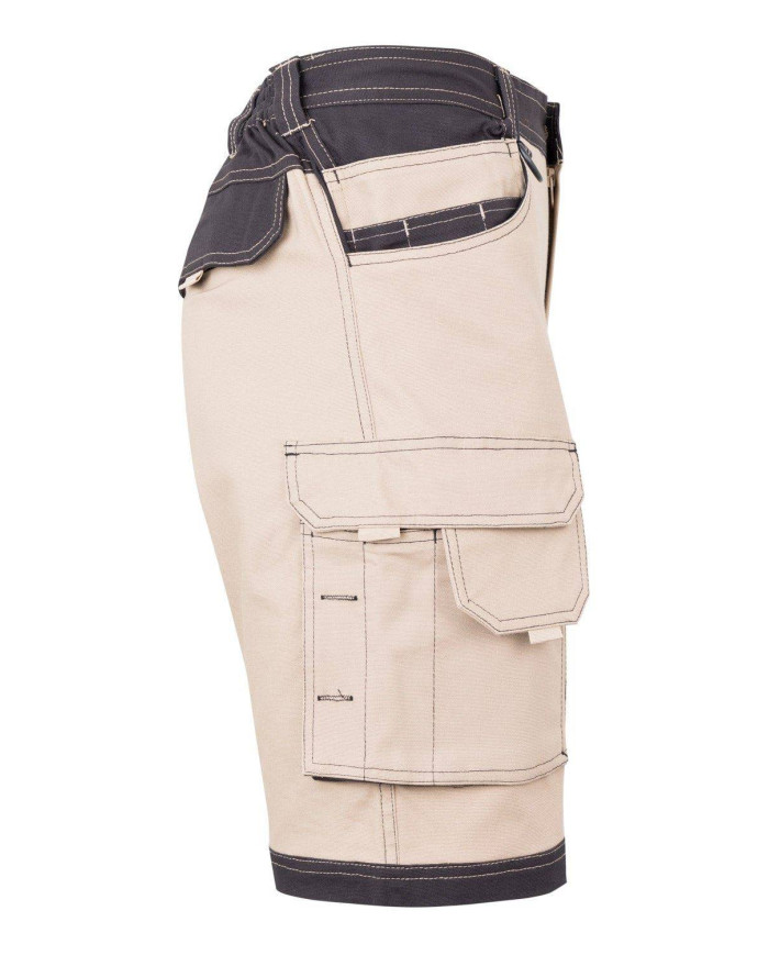 Bermudas canvas stretch bicolor con bolsillos flotantes VELILLA