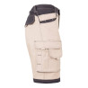 Bermudas canvas stretch bicolor con bolsillos flotantes VELILLA