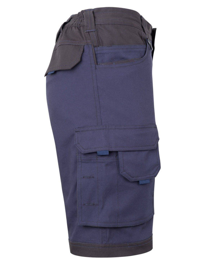 Bermudas canvas stretch bicolor con bolsillos flotantes VELILLA