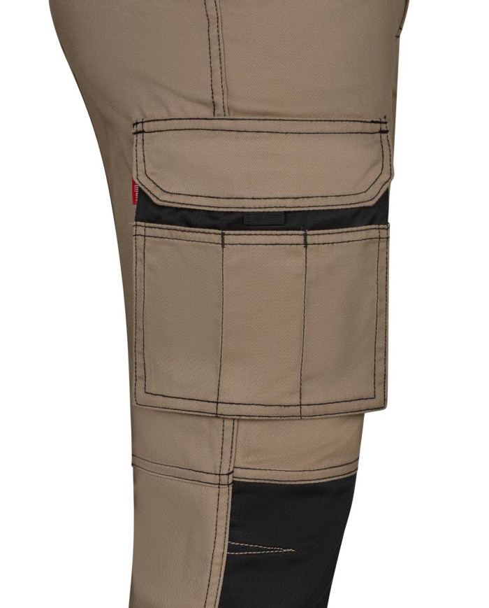 Pantalón stretch bicolor VELILLA