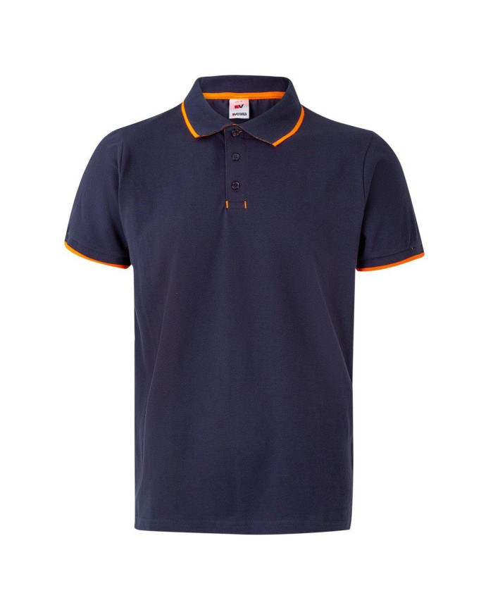 Polo bicolor manga corta VELILLA