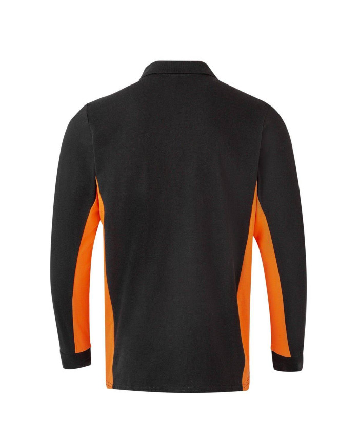 Polo bicolor manga larga VELILLA