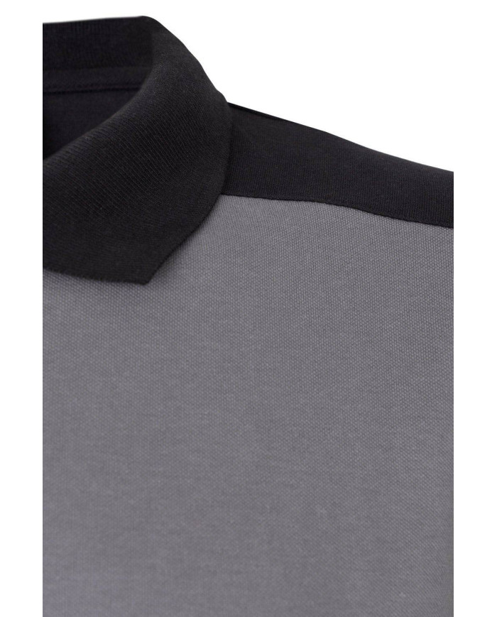 Polo stretch bicolor manga corta VELILLA