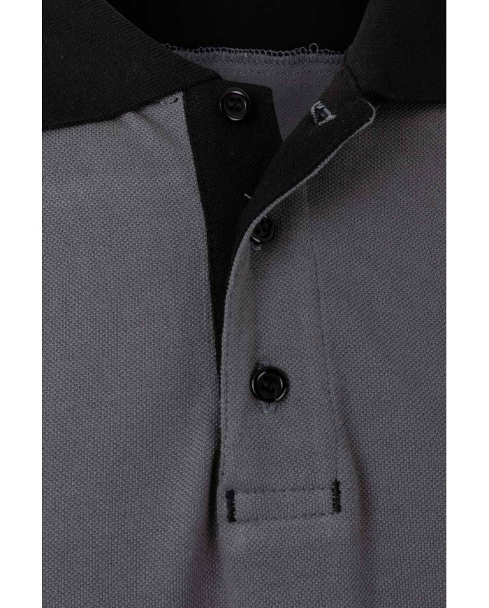 Polo stretch bicolor manga corta VELILLA