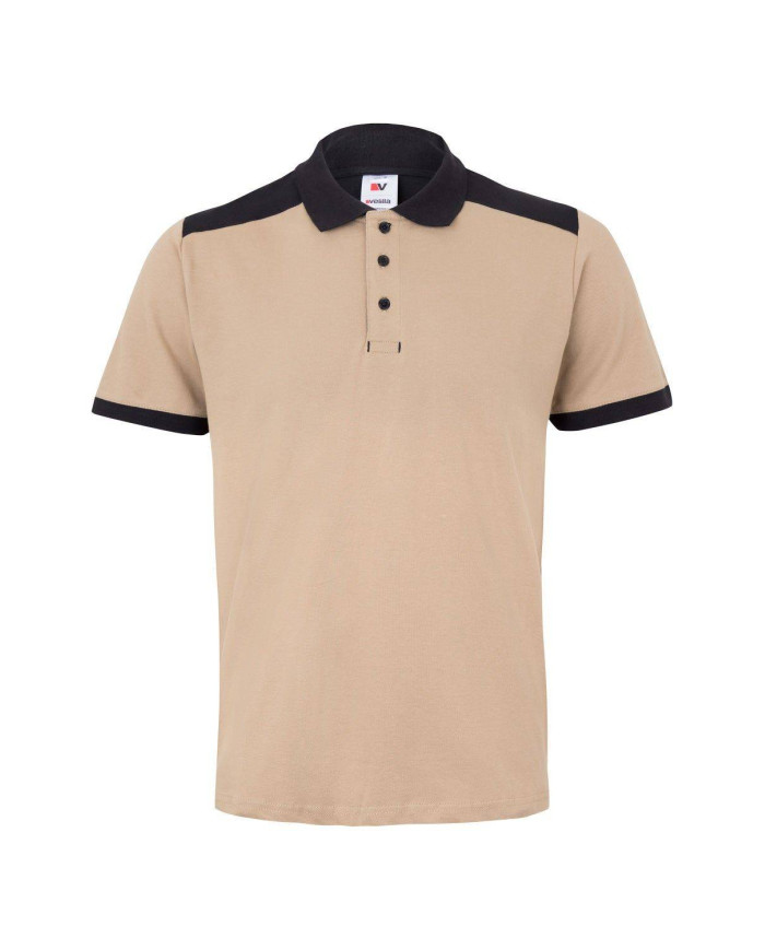 Polo stretch bicolor manga corta VELILLA