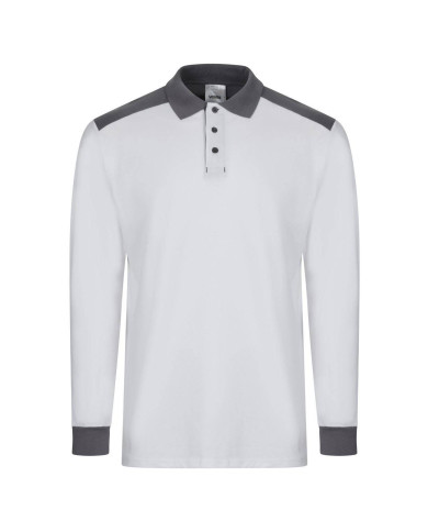 Polo stretch bicolor manga larga VELILLA