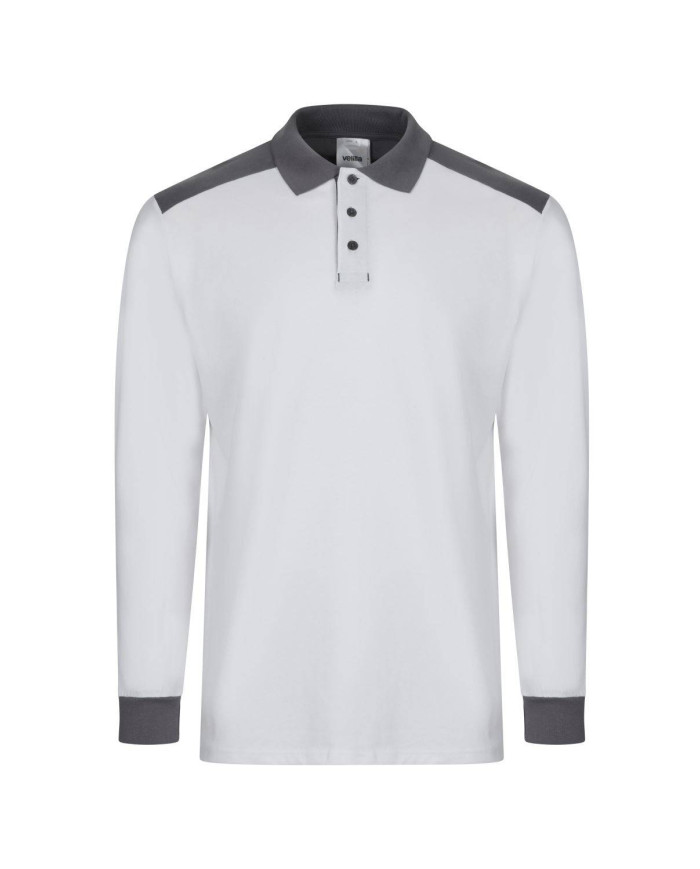 Polo stretch bicolor manga larga VELILLA