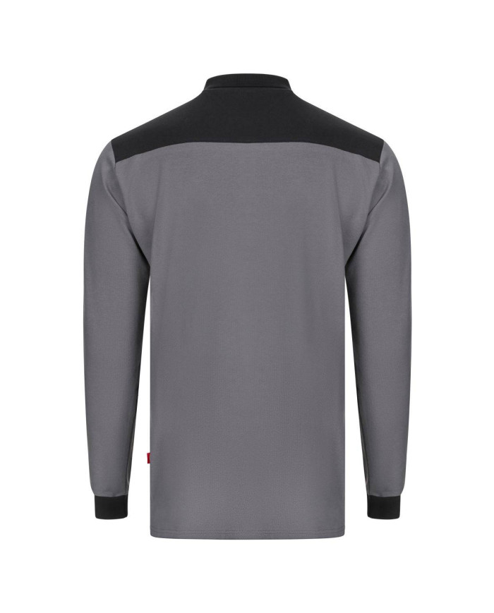 Polo stretch bicolor manga larga VELILLA