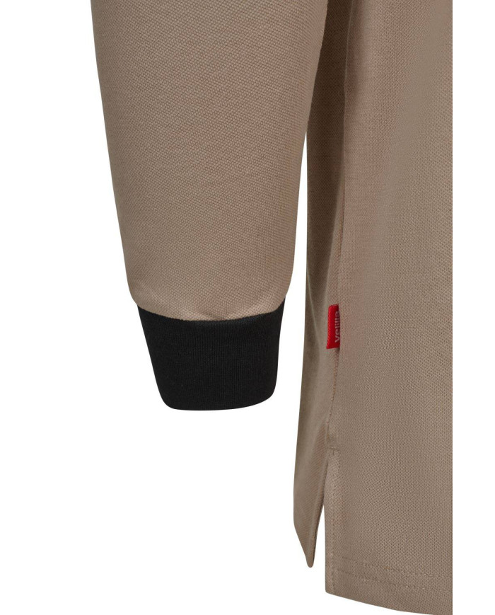Polo stretch bicolor manga larga VELILLA