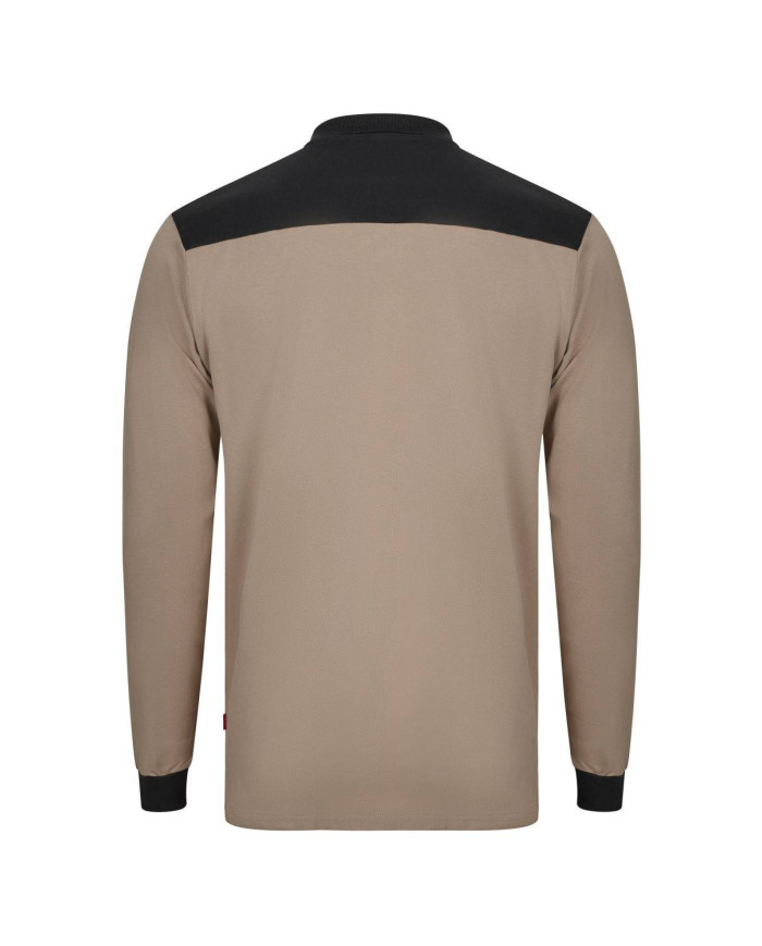 Polo stretch bicolor manga larga VELILLA