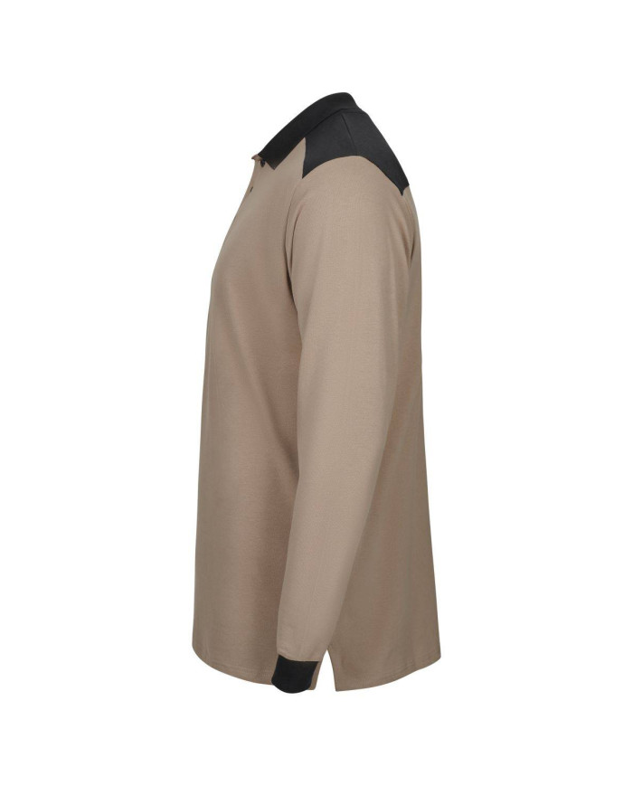 Polo stretch bicolor manga larga VELILLA