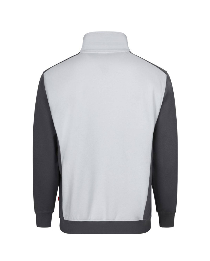 Sudadera bicolor con media cremallera VELILLA