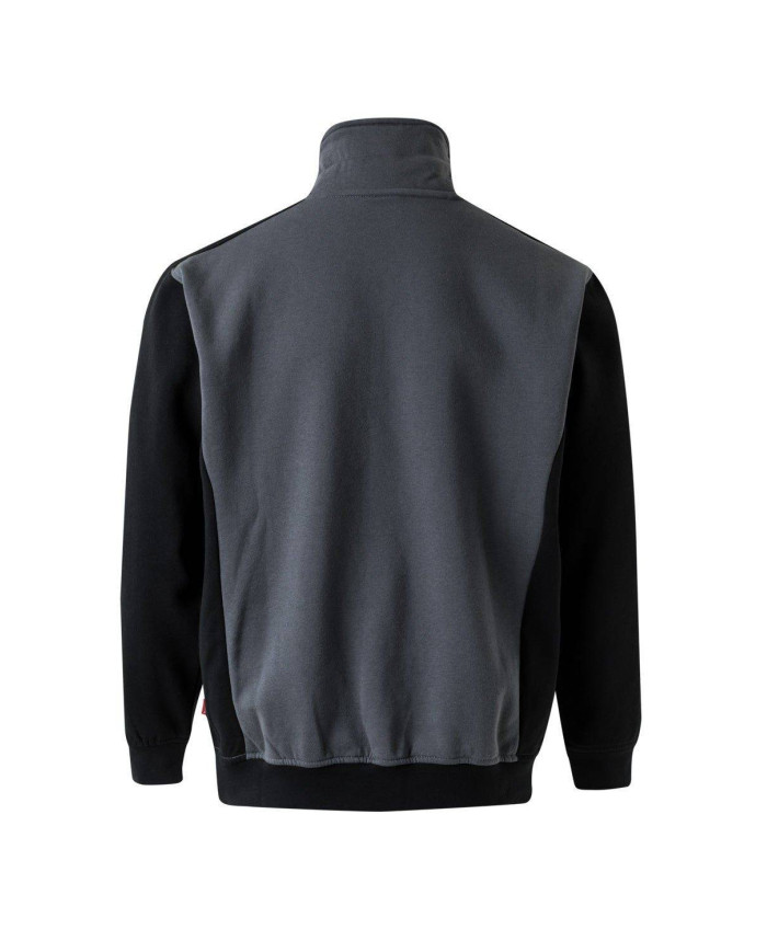 Sudadera bicolor con media cremallera VELILLA