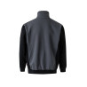 Sudadera bicolor con media cremallera VELILLA