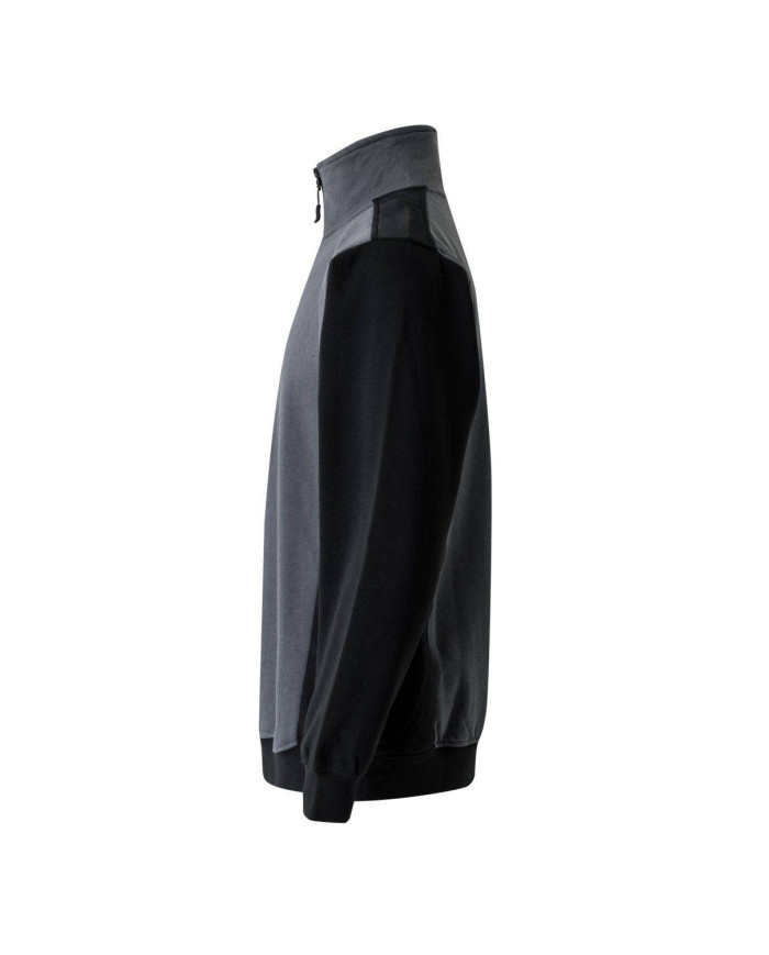 Sudadera bicolor con media cremallera VELILLA