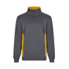 Sudadera bicolor con media cremallera VELILLA