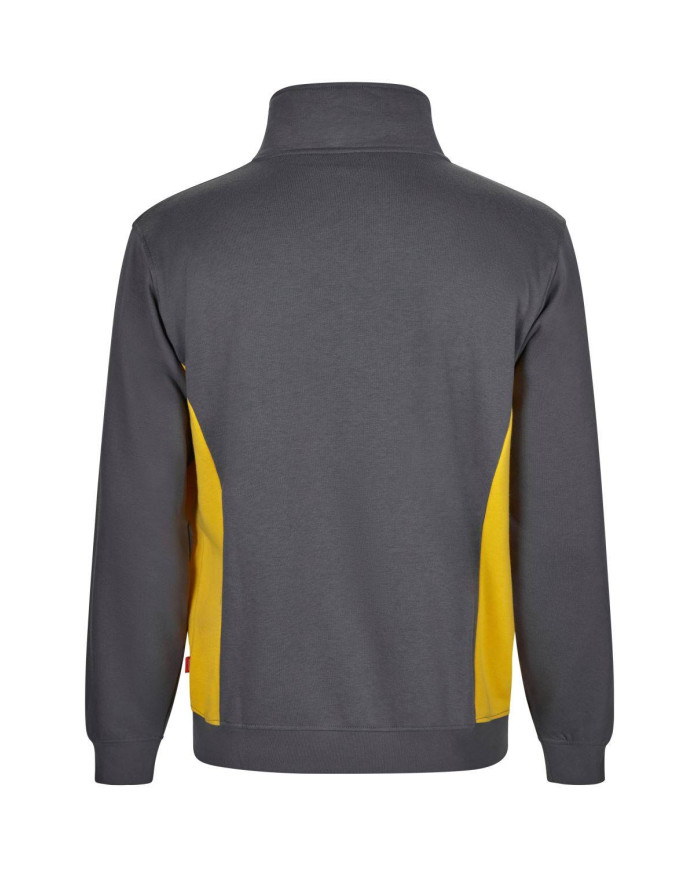 Sudadera bicolor con media cremallera VELILLA