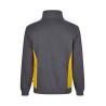 Sudadera bicolor con media cremallera VELILLA