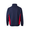 Sudadera bicolor con media cremallera VELILLA