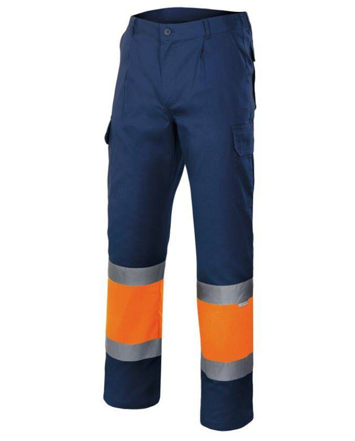 Pantalón forrado bicolor multibolsillos VELILLA