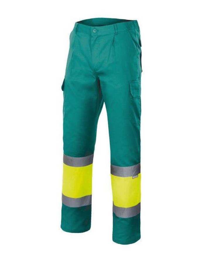Pantalón forrado bicolor multibolsillos VELILLA
