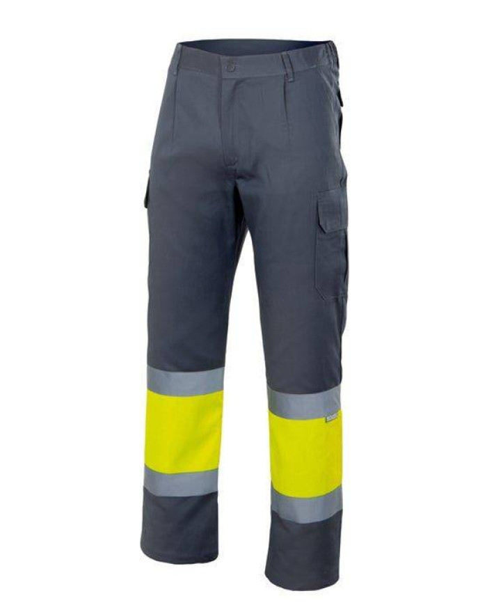 Pantalón forrado bicolor multibolsillos VELILLA