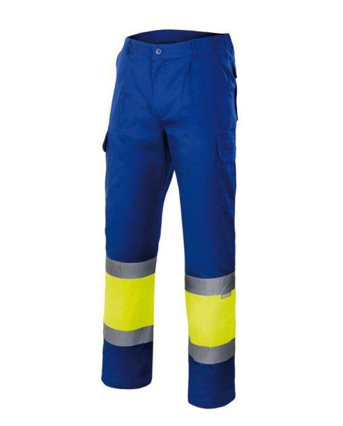 Pantalón forrado bicolor multibolsillos VELILLA