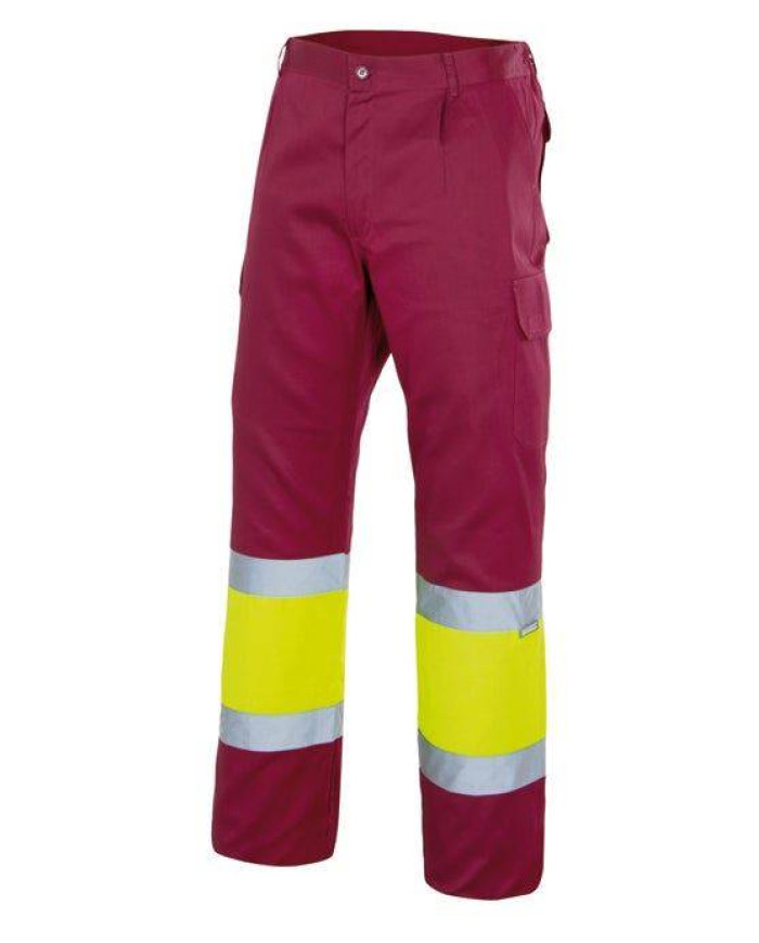 Pantalón forrado bicolor multibolsillos VELILLA